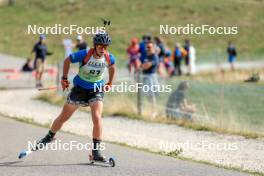 17.09.2023, La Feclaz, France (FRA): Esteban Moreira (FRA) - Biathlon Samse Summer Tour, individual, La Feclaz (FRA). www.nordicfocus.com. © Manzoni/NordicFocus. Every downloaded picture is fee-liable.