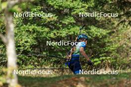17.09.2023, La Feclaz, France (FRA): Undefined athlete competes - Biathlon Samse Summer Tour, individual, La Feclaz (FRA). www.nordicfocus.com. © Manzoni/NordicFocus. Every downloaded picture is fee-liable.