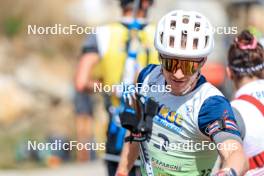 17.09.2023, La Feclaz, France (FRA): Jacques Jefferies (FRA) - Biathlon Samse Summer Tour, pursuit, La Feclaz (FRA). www.nordicfocus.com. © Manzoni/NordicFocus. Every downloaded picture is fee-liable.