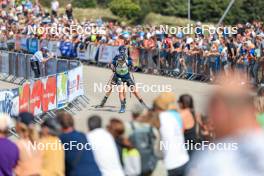 17.09.2023, La Feclaz, France (FRA): Antonin Guigonnat (FRA) - Biathlon Samse Summer Tour, pursuit, La Feclaz (FRA). www.nordicfocus.com. © Manzoni/NordicFocus. Every downloaded picture is fee-liable.