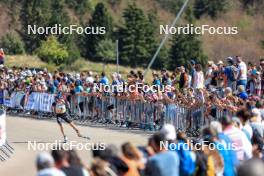 17.09.2023, La Feclaz, France (FRA): Lou Jeanmonnot (FRA) - Biathlon Samse Summer Tour, pursuit, La Feclaz (FRA). www.nordicfocus.com. © Manzoni/NordicFocus. Every downloaded picture is fee-liable.