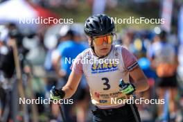17.09.2023, La Feclaz, France (FRA): Gilonne Guigonnat (FRA) - Biathlon Samse Summer Tour, pursuit, La Feclaz (FRA). www.nordicfocus.com. © Manzoni/NordicFocus. Every downloaded picture is fee-liable.