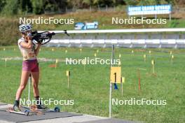 17.09.2023, La Feclaz, France (FRA): Wiktoria Celczynska (POL) - Biathlon Samse Summer Tour, pursuit, La Feclaz (FRA). www.nordicfocus.com. © Manzoni/NordicFocus. Every downloaded picture is fee-liable.