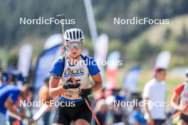 17.09.2023, La Feclaz, France (FRA): Ludmilla Roche (FRA) - Biathlon Samse Summer Tour, pursuit, La Feclaz (FRA). www.nordicfocus.com. © Manzoni/NordicFocus. Every downloaded picture is fee-liable.