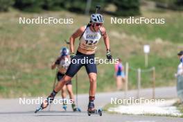 17.09.2023, La Feclaz, France (FRA): Cyril Lombard (FRA) - Biathlon Samse Summer Tour, pursuit, La Feclaz (FRA). www.nordicfocus.com. © Manzoni/NordicFocus. Every downloaded picture is fee-liable.