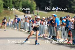 17.09.2023, La Feclaz, France (FRA): Lisa Siberchicot (FRA) - Biathlon Samse Summer Tour, pursuit, La Feclaz (FRA). www.nordicfocus.com. © Manzoni/NordicFocus. Every downloaded picture is fee-liable.