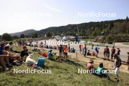 17.09.2023, La Feclaz, France (FRA): Feature: Track atmosphere  - Biathlon Samse Summer Tour, pursuit, La Feclaz (FRA). www.nordicfocus.com. © Manzoni/NordicFocus. Every downloaded picture is fee-liable.
