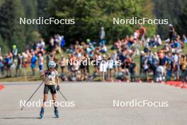 17.09.2023, La Feclaz, France (FRA): Anaelle Bondoux (FRA) - Biathlon Samse Summer Tour, pursuit, La Feclaz (FRA). www.nordicfocus.com. © Manzoni/NordicFocus. Every downloaded picture is fee-liable.