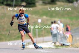 17.09.2023, La Feclaz, France (FRA): Judicael Perrillat Bottonet (FRA) - Biathlon Samse Summer Tour, pursuit, La Feclaz (FRA). www.nordicfocus.com. © Manzoni/NordicFocus. Every downloaded picture is fee-liable.