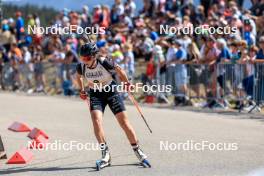 17.09.2023, La Feclaz, France (FRA): Fany Bertrand (FRA) - Biathlon Samse Summer Tour, pursuit, La Feclaz (FRA). www.nordicfocus.com. © Manzoni/NordicFocus. Every downloaded picture is fee-liable.