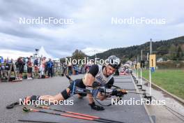 16.09.2023, La Feclaz, France (FRA): Emilien Jacquelin (FRA) - Biathlon Samse Summer Tour, sprint, La Feclaz (FRA). www.nordicfocus.com. © Manzoni/NordicFocus. Every downloaded picture is fee-liable.