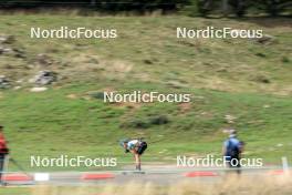 16.09.2023, La Feclaz, France (FRA): Axel Garnier (FRA) - Biathlon Samse Summer Tour, sprint, La Feclaz (FRA). www.nordicfocus.com. © Manzoni/NordicFocus. Every downloaded picture is fee-liable.
