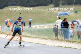 16.09.2023, La Feclaz, France (FRA): Tristan Bois (FRA) - Biathlon Samse Summer Tour, sprint, La Feclaz (FRA). www.nordicfocus.com. © Manzoni/NordicFocus. Every downloaded picture is fee-liable.