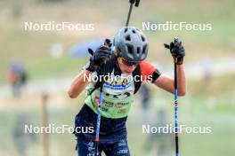 16.09.2023, La Feclaz, France (FRA): Nathanael Cullell (FRA) - Biathlon Samse Summer Tour, sprint, La Feclaz (FRA). www.nordicfocus.com. © Manzoni/NordicFocus. Every downloaded picture is fee-liable.