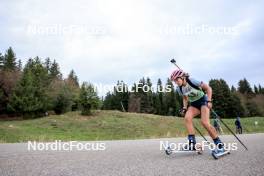 16.09.2023, La Feclaz, France (FRA): Lena Brun (FRA) - Biathlon Samse Summer Tour, sprint, La Feclaz (FRA). www.nordicfocus.com. © Manzoni/NordicFocus. Every downloaded picture is fee-liable.