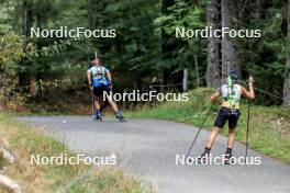 16.09.2023, La Feclaz, France (FRA): Undefined athlete competes - Biathlon Samse Summer Tour, sprint, La Feclaz (FRA). www.nordicfocus.com. © Manzoni/NordicFocus. Every downloaded picture is fee-liable.
