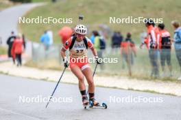 16.09.2023, La Feclaz, France (FRA): Marion Gravier (FRA) - Biathlon Samse Summer Tour, sprint, La Feclaz (FRA). www.nordicfocus.com. © Manzoni/NordicFocus. Every downloaded picture is fee-liable.