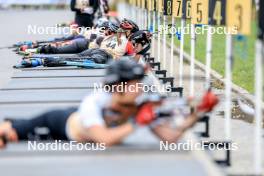 16.09.2023, La Feclaz, France (FRA): Coralie Perrin (FRA) - Biathlon Samse Summer Tour, sprint, La Feclaz (FRA). www.nordicfocus.com. © Manzoni/NordicFocus. Every downloaded picture is fee-liable.