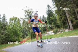 16.09.2023, La Feclaz, France (FRA): Anika Kozica (CRO) - Biathlon Samse Summer Tour, sprint, La Feclaz (FRA). www.nordicfocus.com. © Manzoni/NordicFocus. Every downloaded picture is fee-liable.