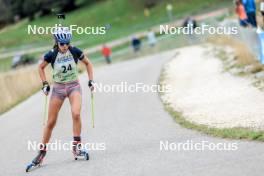 16.09.2023, La Feclaz, France (FRA): Clemence Lepouriel (FRA) - Biathlon Samse Summer Tour, sprint, La Feclaz (FRA). www.nordicfocus.com. © Manzoni/NordicFocus. Every downloaded picture is fee-liable.