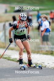 16.09.2023, La Feclaz, France (FRA): Anaïl Fournier (FRA) - Biathlon Samse Summer Tour, sprint, La Feclaz (FRA). www.nordicfocus.com. © Manzoni/NordicFocus. Every downloaded picture is fee-liable.