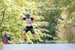 16.09.2023, La Feclaz, France (FRA): Remi Broutier (FRA) - Biathlon Samse Summer Tour, sprint, La Feclaz (FRA). www.nordicfocus.com. © Manzoni/NordicFocus. Every downloaded picture is fee-liable.