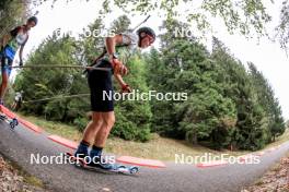 16.09.2023, La Feclaz, France (FRA): Robinson Goleret (FRA) - Biathlon Samse Summer Tour, sprint, La Feclaz (FRA). www.nordicfocus.com. © Manzoni/NordicFocus. Every downloaded picture is fee-liable.