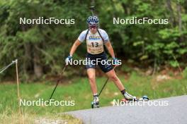 16.09.2023, La Feclaz, France (FRA): Camille Bened (FRA) - Biathlon Samse Summer Tour, sprint, La Feclaz (FRA). www.nordicfocus.com. © Manzoni/NordicFocus. Every downloaded picture is fee-liable.