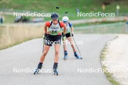 16.09.2023, La Feclaz, France (FRA): Emma Gross (FRA) - Biathlon Samse Summer Tour, sprint, La Feclaz (FRA). www.nordicfocus.com. © Manzoni/NordicFocus. Every downloaded picture is fee-liable.