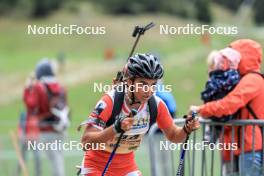 16.09.2023, La Feclaz, France (FRA): Coralie Perrin (FRA) - Biathlon Samse Summer Tour, sprint, La Feclaz (FRA). www.nordicfocus.com. © Manzoni/NordicFocus. Every downloaded picture is fee-liable.