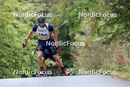 16.09.2023, La Feclaz, France (FRA): Emilien Claude (FRA) - Biathlon Samse Summer Tour, sprint, La Feclaz (FRA). www.nordicfocus.com. © Manzoni/NordicFocus. Every downloaded picture is fee-liable.