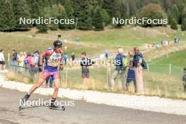 16.09.2023, La Feclaz, France (FRA): Ilann Dupont (FRA) - Biathlon Samse Summer Tour, sprint, La Feclaz (FRA). www.nordicfocus.com. © Manzoni/NordicFocus. Every downloaded picture is fee-liable.
