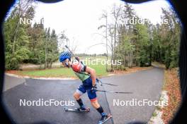 16.09.2023, La Feclaz, France (FRA): Charli Thiery (FRA) - Biathlon Samse Summer Tour, sprint, La Feclaz (FRA). www.nordicfocus.com. © Manzoni/NordicFocus. Every downloaded picture is fee-liable.