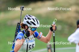 16.09.2023, La Feclaz, France (FRA): Cassandre Couder (FRA) - Biathlon Samse Summer Tour, sprint, La Feclaz (FRA). www.nordicfocus.com. © Manzoni/NordicFocus. Every downloaded picture is fee-liable.