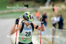 16.09.2023, La Feclaz, France (FRA): Anna Musso (FRA) - Biathlon Samse Summer Tour, sprint, La Feclaz (FRA). www.nordicfocus.com. © Manzoni/NordicFocus. Every downloaded picture is fee-liable.