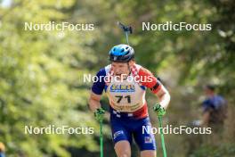 16.09.2023, La Feclaz, France (FRA): Matija Legovic (CRO) - Biathlon Samse Summer Tour, sprint, La Feclaz (FRA). www.nordicfocus.com. © Manzoni/NordicFocus. Every downloaded picture is fee-liable.