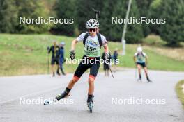 16.09.2023, La Feclaz, France (FRA): Parys Forner (FRA) - Biathlon Samse Summer Tour, sprint, La Feclaz (FRA). www.nordicfocus.com. © Manzoni/NordicFocus. Every downloaded picture is fee-liable.