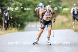16.09.2023, La Feclaz, France (FRA): Justine Braisaz-Bouchet (FRA) - Biathlon Samse Summer Tour, sprint, La Feclaz (FRA). www.nordicfocus.com. © Manzoni/NordicFocus. Every downloaded picture is fee-liable.