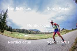 16.09.2023, La Feclaz, France (FRA): Elie Roussel (FRA) - Biathlon Samse Summer Tour, sprint, La Feclaz (FRA). www.nordicfocus.com. © Manzoni/NordicFocus. Every downloaded picture is fee-liable.