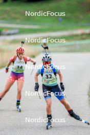 16.09.2023, La Feclaz, France (FRA): Clemence Cespedes (FRA) - Biathlon Samse Summer Tour, sprint, La Feclaz (FRA). www.nordicfocus.com. © Manzoni/NordicFocus. Every downloaded picture is fee-liable.