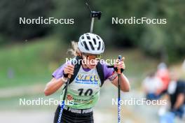 16.09.2023, La Feclaz, France (FRA): Jeanne Dautheville (FRA) - Biathlon Samse Summer Tour, sprint, La Feclaz (FRA). www.nordicfocus.com. © Manzoni/NordicFocus. Every downloaded picture is fee-liable.