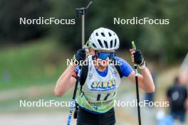 16.09.2023, La Feclaz, France (FRA): Adele Ouvrier Buffet (FRA) - Biathlon Samse Summer Tour, sprint, La Feclaz (FRA). www.nordicfocus.com. © Manzoni/NordicFocus. Every downloaded picture is fee-liable.