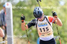 16.09.2023, La Feclaz, France (FRA): Cesar Bauvais (BEL) - Biathlon Samse Summer Tour, sprint, La Feclaz (FRA). www.nordicfocus.com. © Manzoni/NordicFocus. Every downloaded picture is fee-liable.