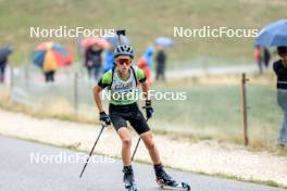 16.09.2023, La Feclaz, France (FRA): Titouan Gallin (FRA) - Biathlon Samse Summer Tour, sprint, La Feclaz (FRA). www.nordicfocus.com. © Manzoni/NordicFocus. Every downloaded picture is fee-liable.