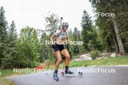 16.09.2023, La Feclaz, France (FRA): Shawna Pendry (GBR) - Biathlon Samse Summer Tour, sprint, La Feclaz (FRA). www.nordicfocus.com. © Manzoni/NordicFocus. Every downloaded picture is fee-liable.