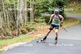 16.09.2023, La Feclaz, France (FRA): Ismael Croizier (FRA) - Biathlon Samse Summer Tour, sprint, La Feclaz (FRA). www.nordicfocus.com. © Manzoni/NordicFocus. Every downloaded picture is fee-liable.