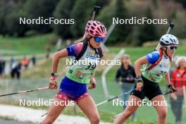 16.09.2023, La Feclaz, France (FRA): Nora Fumey (FRA) - Biathlon Samse Summer Tour, sprint, La Feclaz (FRA). www.nordicfocus.com. © Manzoni/NordicFocus. Every downloaded picture is fee-liable.