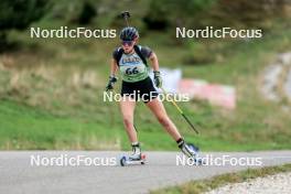 16.09.2023, La Feclaz, France (FRA): Adeline Debuyser (FRA) - Biathlon Samse Summer Tour, sprint, La Feclaz (FRA). www.nordicfocus.com. © Manzoni/NordicFocus. Every downloaded picture is fee-liable.
