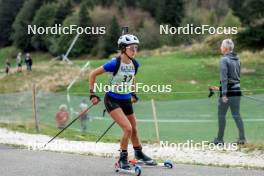 16.09.2023, La Feclaz, France (FRA): Thais Royet (FRA) - Biathlon Samse Summer Tour, sprint, La Feclaz (FRA). www.nordicfocus.com. © Manzoni/NordicFocus. Every downloaded picture is fee-liable.