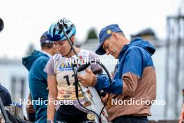 16.09.2023, La Feclaz, France (FRA): Paula Botet (FRA) - Biathlon Samse Summer Tour, sprint, La Feclaz (FRA). www.nordicfocus.com. © Manzoni/NordicFocus. Every downloaded picture is fee-liable.